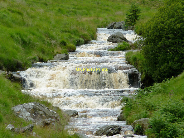 Photo 6"x4" Waterfalls near Blaendoethie, Ceredigion Bryn y Gorlan c2011