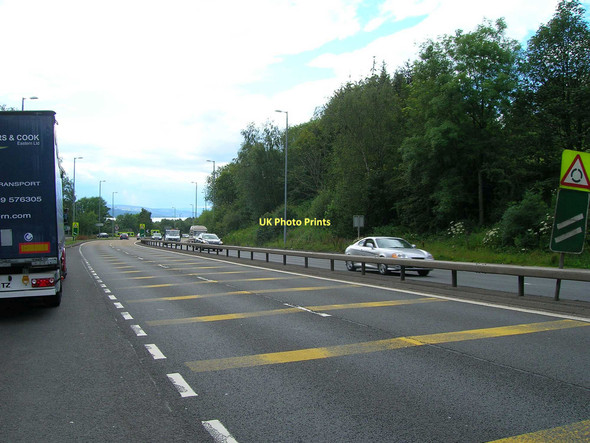 Photo 6"x4" A82 near Dunglass Roundabout Erskine c2011