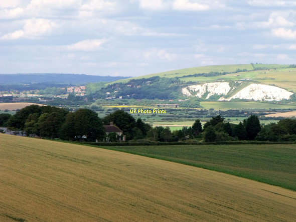 Photo 6"x4" Looking towards Rodmell, East Sussex Rodmell c2011