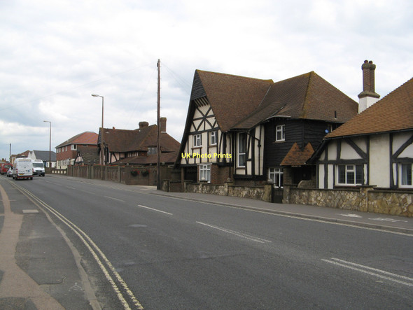 Photo 6"x4" Houses along the Brighton Road East Worthing c2011