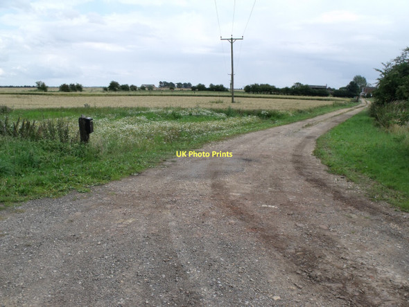 Photo 6"x4" Public Footpath and track to Brook Farm Sots Hole c2011