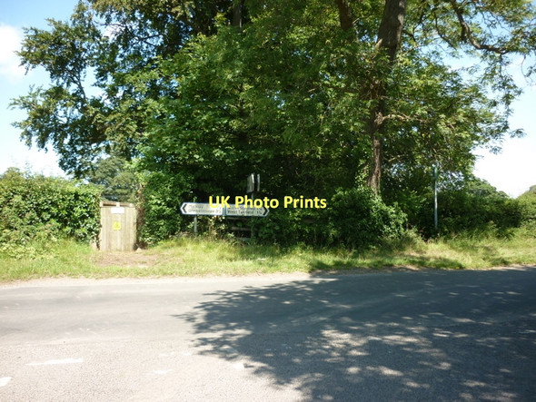 Photo 6"x4" Musterfield Lane joins New Road North Stainley\/SE2876 c2011
