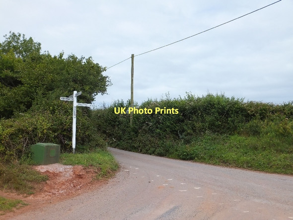 Photo 6"x4" Beacon Cross on Beacon Hill Bradninch\/SS9903 c2011