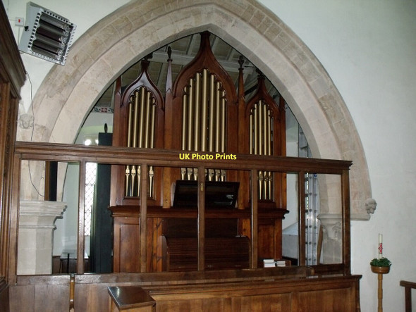 Photo 6"x4" Organ in St Mary's Church, Welton Welton\/TF0179 c2011