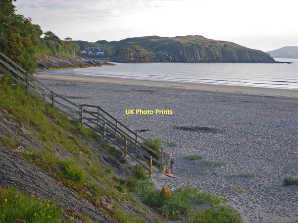 Photo 6"x4" Sandy foreshore of Marble Hill strand Portnablahy c2011