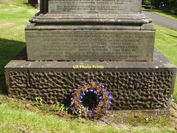 Photo 6"x4" 1820 Martyrs' Monument, Sighthill Cemetery Glasgow c2011