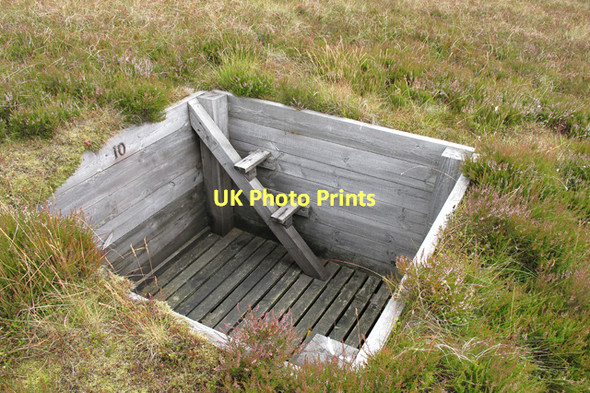 Photo 6"x4" Sunken grouse butt, Luddock's Fell Bleasdale c2011