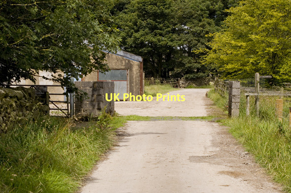 Photo 6"x4" Entrance to Way Gill farm Winterburn c2011