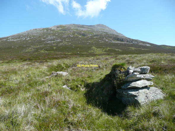 Photo 6"x4" Grouse butt on eastern slopes of Schiehallion Carn Dearg\/NN7054 c2011