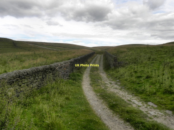 Photo 6"x4" Moorland Path Denshaw c2011