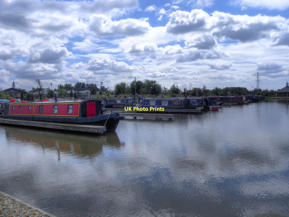 Photo 6"x4" Lancaster Canal, Barton Grange Marina Brock\/SD5140 c2011