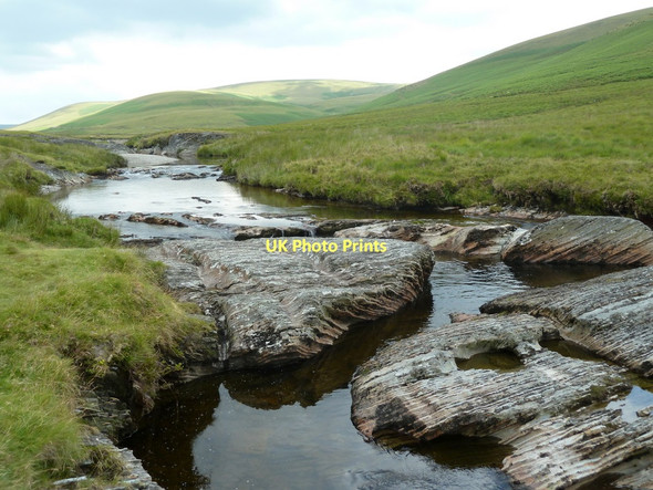 Photo 6"x4" Afon Elan above the bridge Dolhelfa c2011