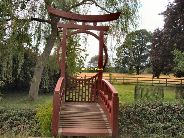 Photo 6"x4" Footbridge over Ha-Ha Broadplat c2011