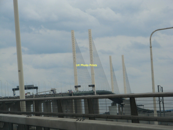 Photo 6"x4" Queen Elizabeth II Bridge Swanscombe c2011