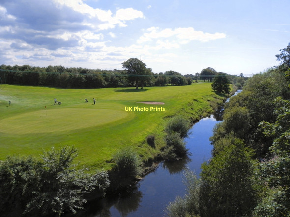 Photo 6"x4" River Wyre and Golf Course, Garstang Bonds c2011