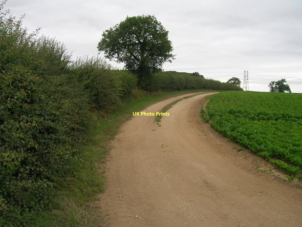 Photo 6"x4" Farm track (bridleway) near White Hart Farm Horkstow Wolds c2011