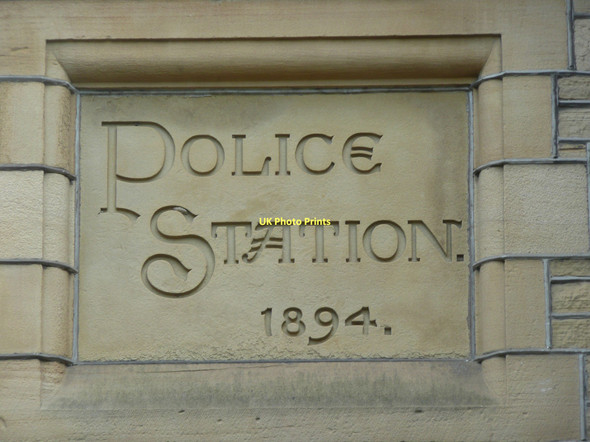 Photo 6"x4" Datestone on the old police station, Station Road, Sowerby Bridge Sowerby Bridge c2011