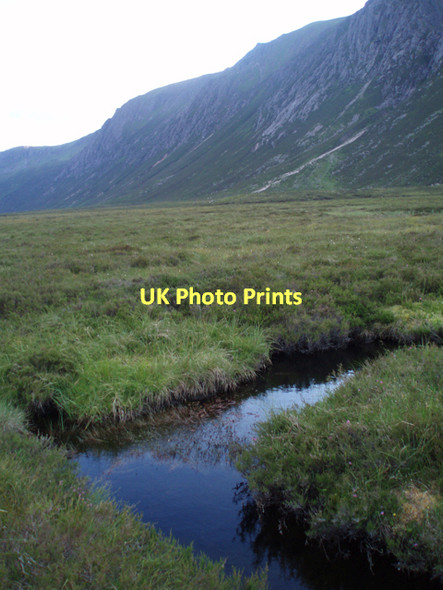 Photo 6"x4" Boggy ground in Gleann Einich Lochan t-Seilach c2011