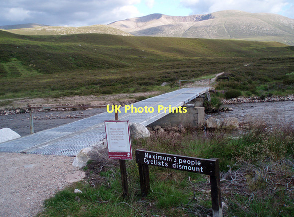 Photo 6"x4" Footbridge, Am Beanaidh Am Beanaidh c2011