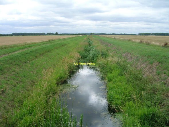 Photo 6"x4" Land Drain off Carr Lane Bonby c2011