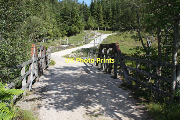 Photo 6"x4" Bridge over River Pattack Kinloch Loggan c2011