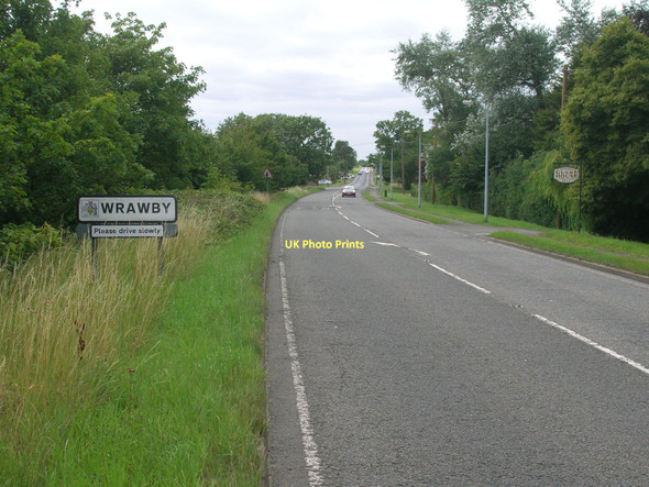 Photo 6"x4" Entering Wrawby on the B1206 Brigg c2011