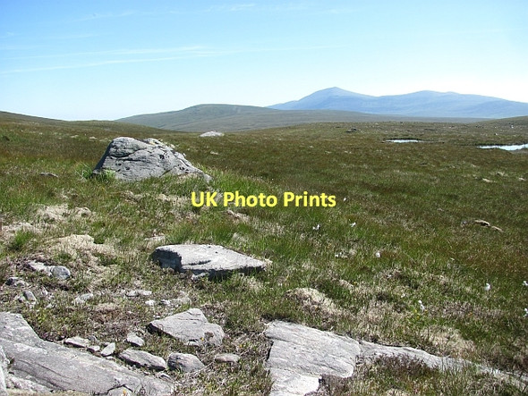 Photo 6"x4" Moorland near Loch Poll a' Phac Loch Poll a' Phac c2011