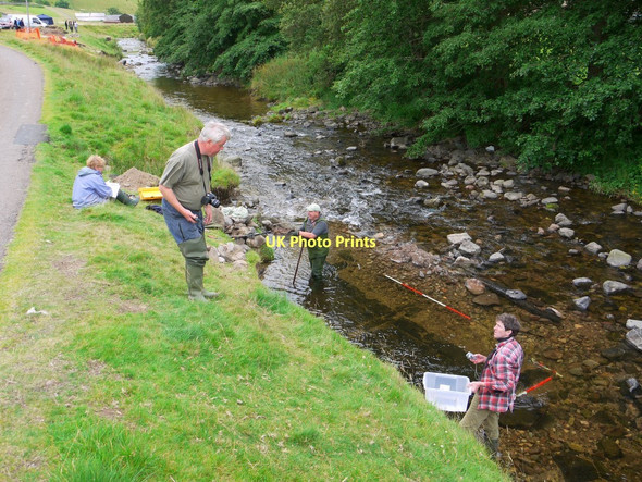 Photo 6"x4" Archaeological excavation of Barrowburn Fulling Mill Barrow Burn\/NT8610 c2011