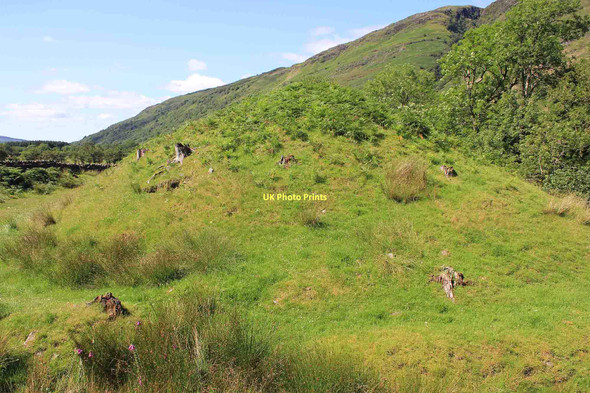 Photo 6"x4" Earthworks by the River Fyne Cairndow c2011