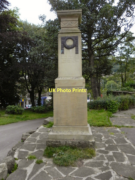 Photo 6"x4" St John's Church, War Memorial Keighley c2011