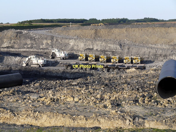 Photo 6"x4" Brenkley Lane Surface Mine Brenkley c2011