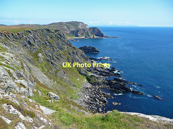 Photo 6"x4" Cliffs south of the Mull of Oa Bruthach M\u00f2r c2011