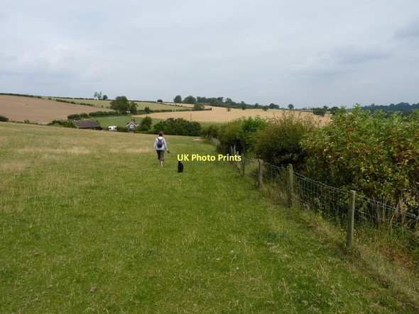 Photo 6"x4" Footpath near Plaish Cottage Gretton\/SO5195 c2011