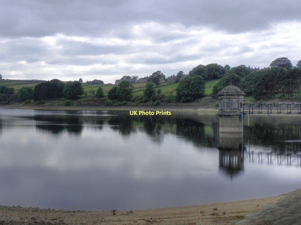 Photo 6"x4" Lower Laithe Reservoir Lumb Foot c2011