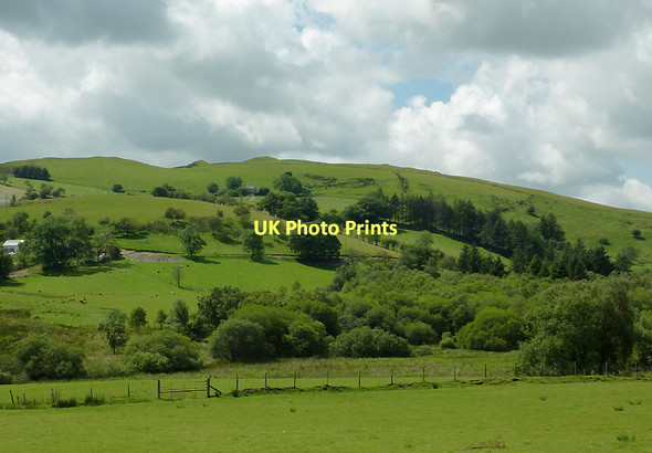 Photo 6"x4" The slopes of  Pen Felin-wynt , Ceredigion Devil's Bridge\/Pontarfynach c2011