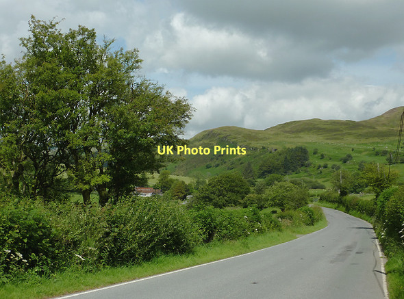 Photo 6"x4" A4120 approaching Ysbyty Cynfyn, Ceredigion Ysbyty Cynfyn c2011