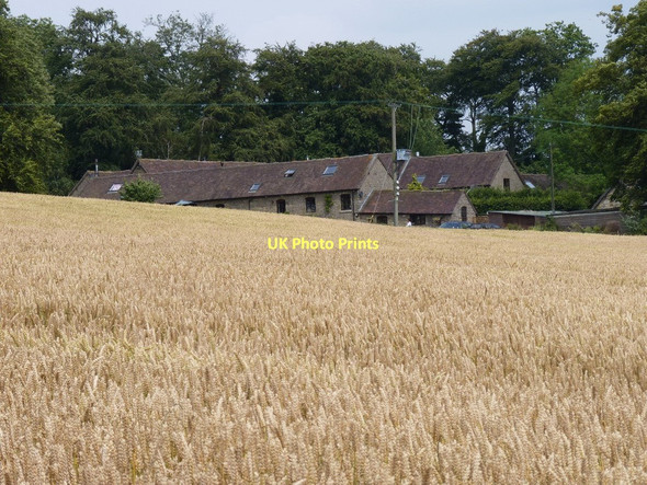Photo 6"x4" Plaish Park farm from the west Plaish c2011
