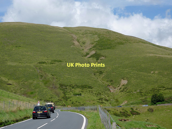 Photo 6"x4" A44 and Foel Wyddon, Ceredigion Llys Arthur c2011