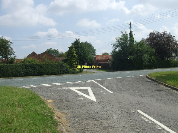 Photo 6"x4" Junction of Unnamed Lane with A158 Hatton\/TF1776 c2011