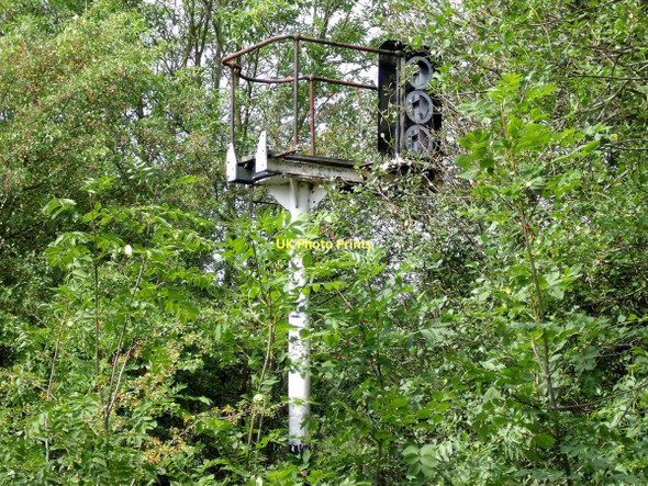 Photo 6"x4" Old signal Swarkestone c2011