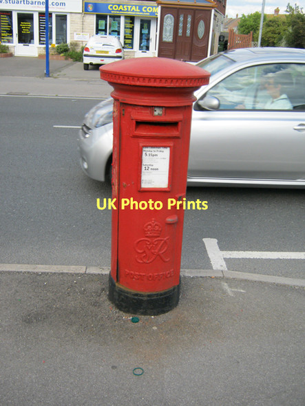 Photo 6"x4" George VI Pillar Box Wyke Regis c2011