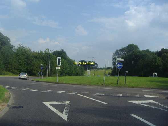Photo 6"x4" Roundabout on A1000 Welwyn Welwyn Garden City c2011