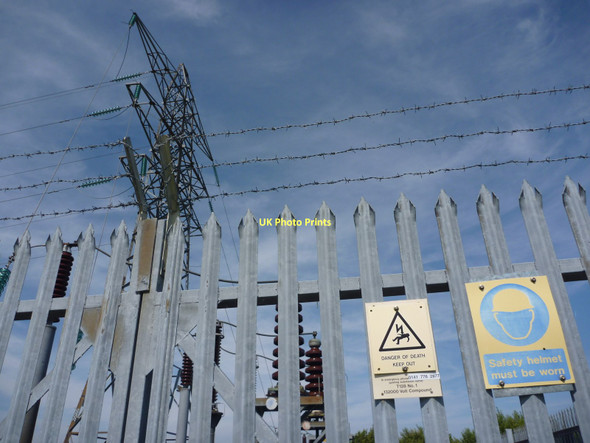 Photo 6"x4" Rural East Lothian : No.1 Compound, Thurston Manor 132 Kv Substation Innerwick\/NT7274 c2011