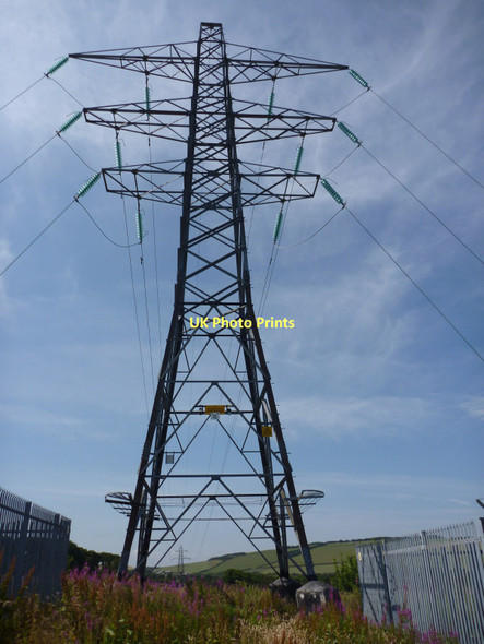 Photo 6"x4" East Lothian Landscape : Thurston Manor 132Kv Substation Innerwick\/NT7274 c2011