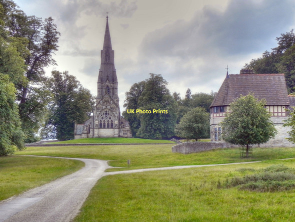 Photo 6"x4" St Mary's Church, Studley Royal Aldfield c2011