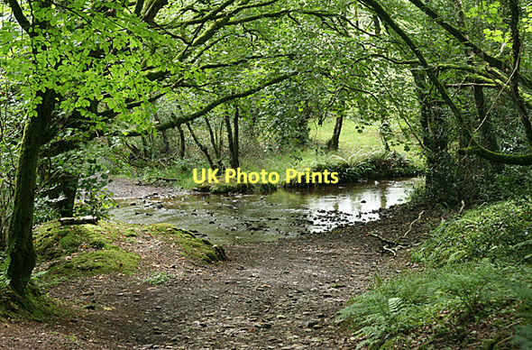 Photo 6"x4" West Buckfastleigh: nearing ford on Dean Burn Michelcombe c2011