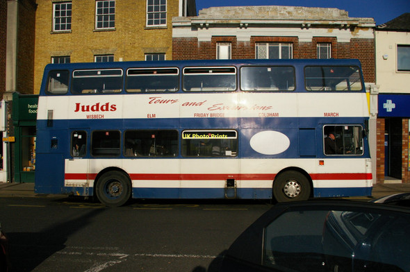 Photo 6"x4" March: the local bus arrives from Wisbech March\/TL4196 c2011