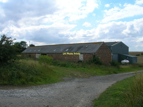 Photo 6"x4" Farm buildings off the Kirmington Road Kirmington c2011