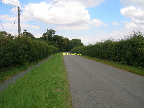 Photo 6"x4" Station Road heading east Thornton Curtis c2011