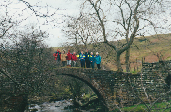 Photo 6"x4" Pack Horse bridge over Marske Beck Clints\/NZ1000 c2002